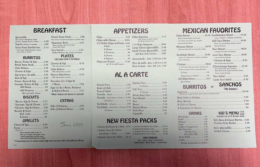 Anchor Away Menu image 1